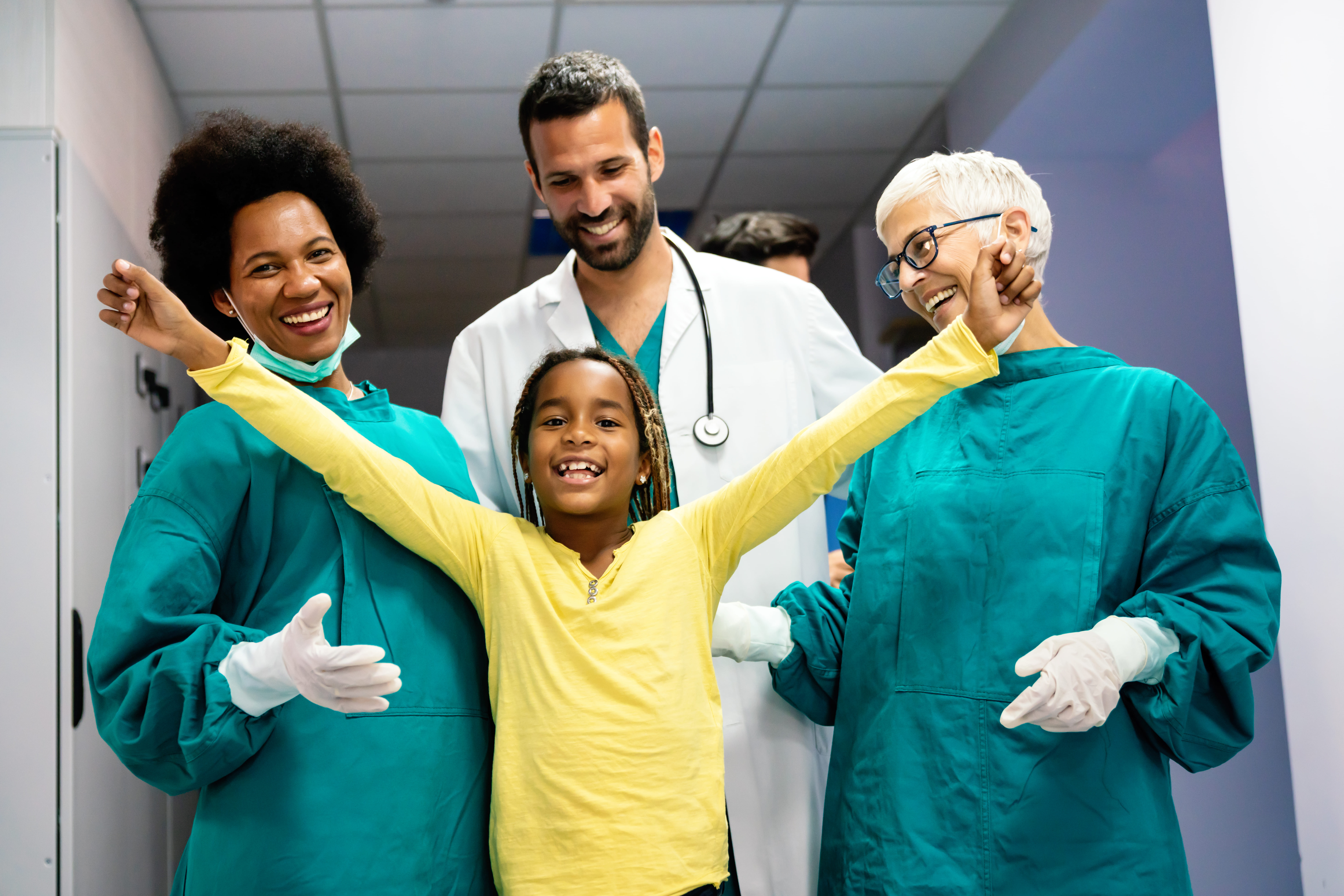 Healthcare professionals discussing prevention strategies, representing teamwork and clear communication in patient education.