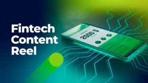 Fintech capabilities video thumbnail showing abstract illustration of financial systems, data flows, and control mechanisms.